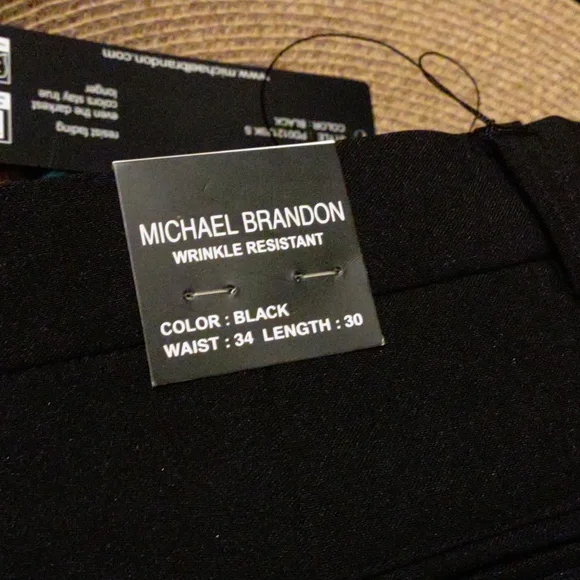 NWT Michael Brandon | Wrinkle Resistant Dress Pants - Picture 3 of 5